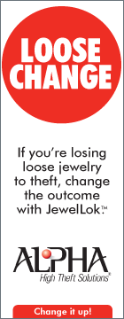 Loose Change. If you're losing loose jewelry to theft, change the outcome with JewelLok. Alpha High Theft Solutions. Change it up!
